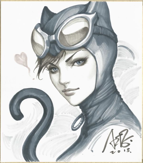 Image for Catwoman Sketch Signed by Artgerm