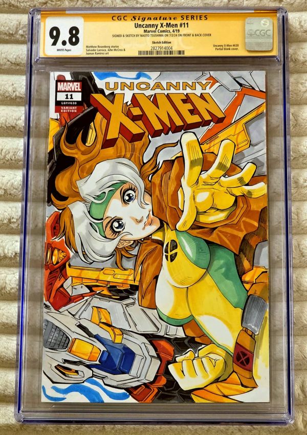 Image for Original Art Sketch Cover - Naoto Tsushima ROGUE & VICTORY SABER (Wrap-Around Cover Art)