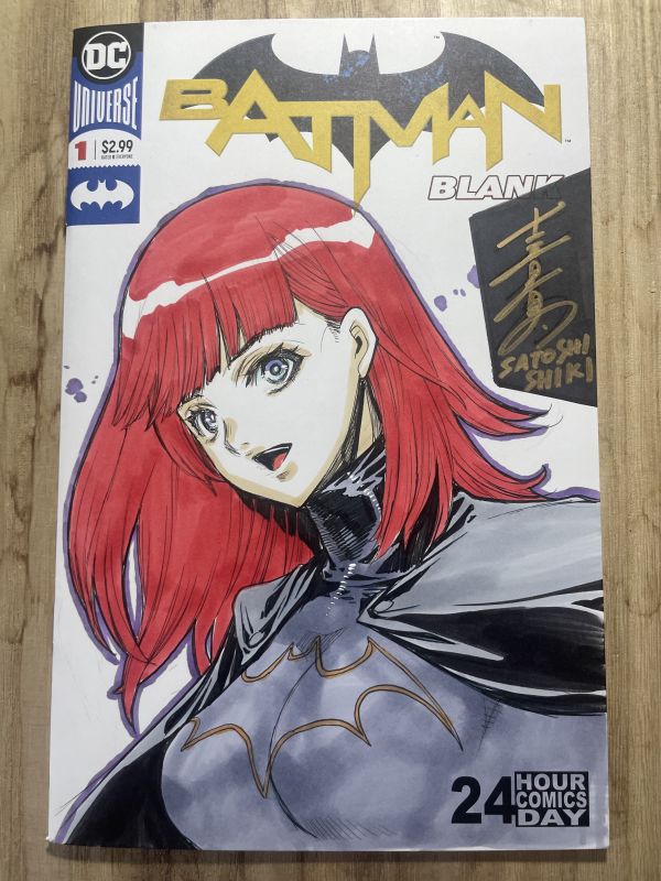 Image for Batgirl Blank Cover Sketch by Satoshi Shiki 