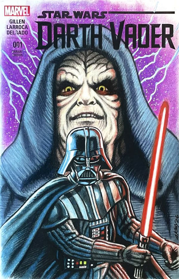 Image for Star Wars Darth Vader #1 Custom Sketch Cover