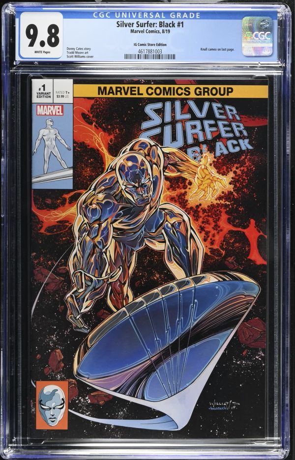 Image for Silver Surfer: Black #1 IG Comic Store Edition CGC 9.8