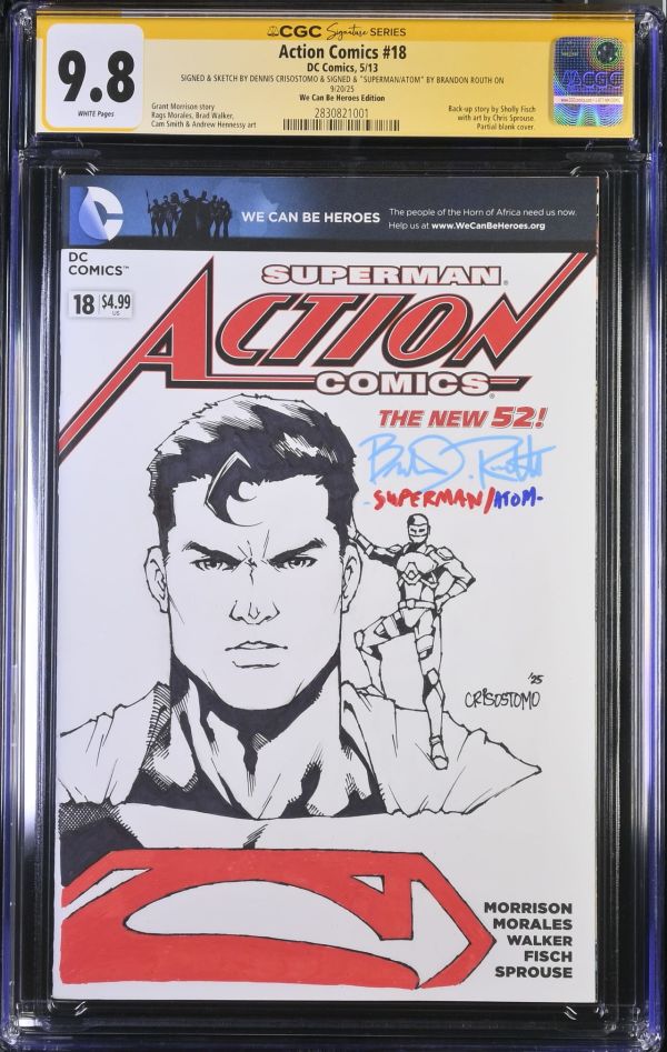 Image for Action Comics #18 | Brandon Routh | CGC 9.8 | Signature Series