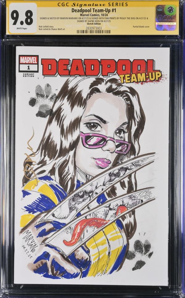 Image for Deadpool Team-Up #1 | Sketch Edition | CGC 9.8 | Signature Series