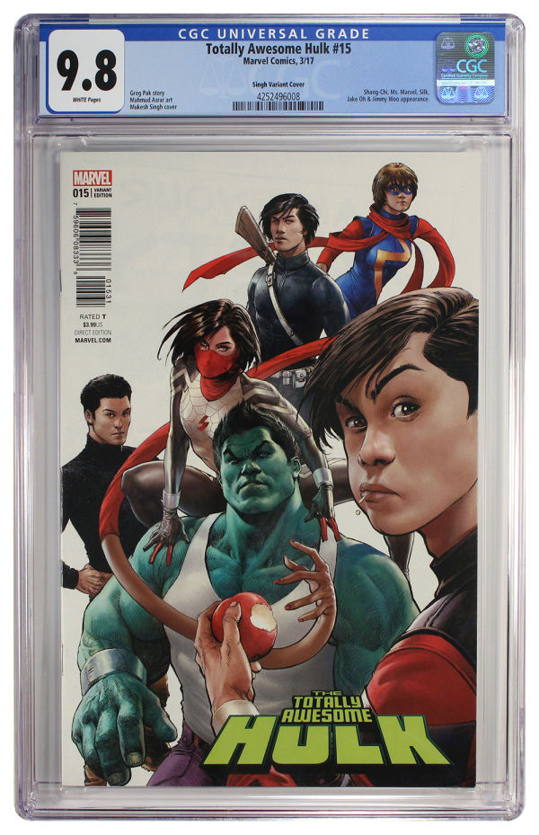 Image for Totally Awesome Hulk #15 CGC 9.8 Singh Variant