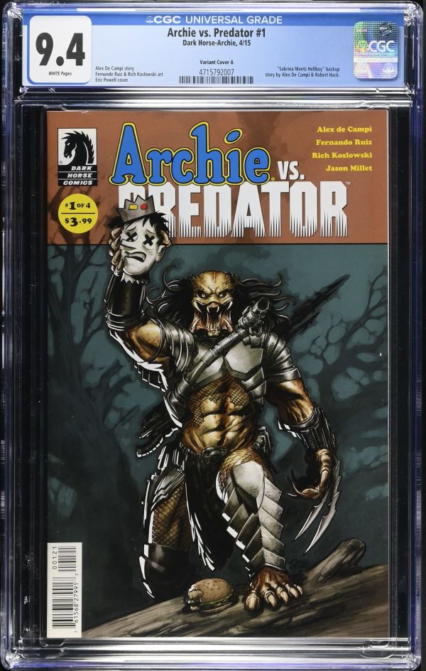 Image for Archie vs. Predator #1 | Variant Cover A | CGC 9.4 | Universal