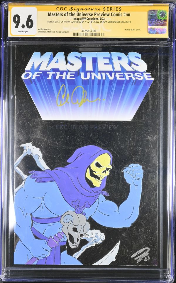 Image for Masters of the Universe Preview Comic #nn | CGC 9.6 | Signature Series