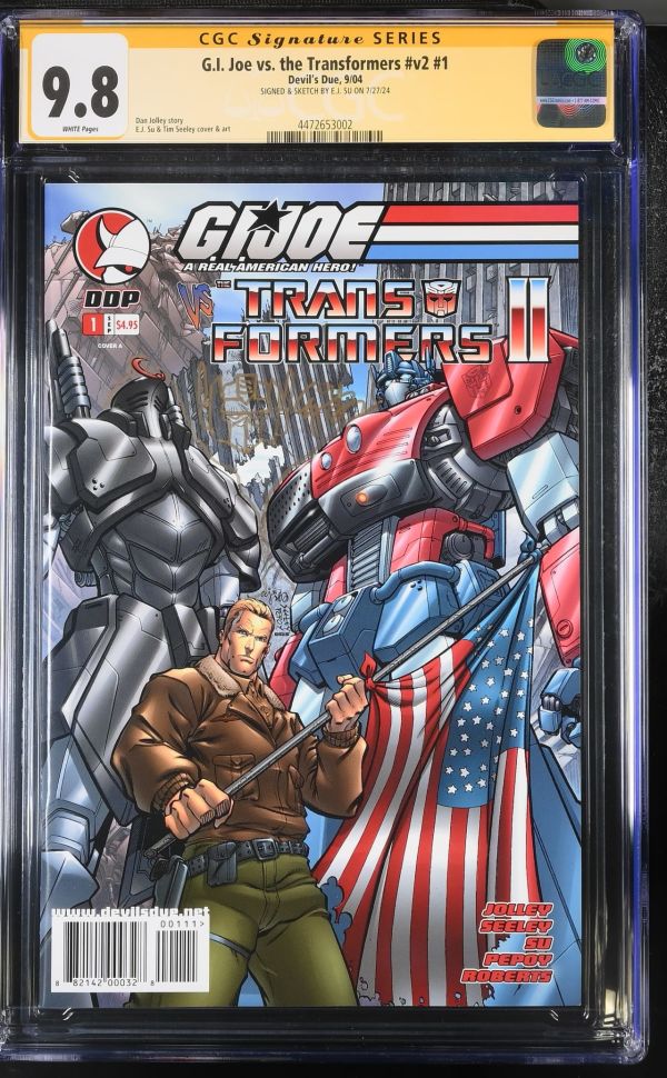 Image for G.I. Joe vs. the Transformers #v2 #1 | CGC 9.8 | Signature Series
