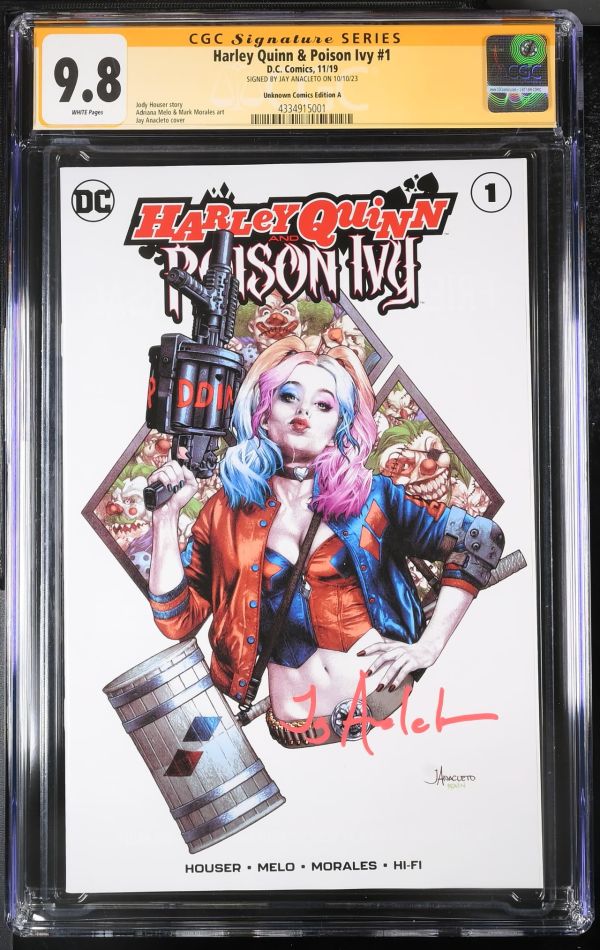 Image for Harley Quinn & Poison Ivy #1 | Unknown Comics Edition A | CGC 9.8 | Signature Series