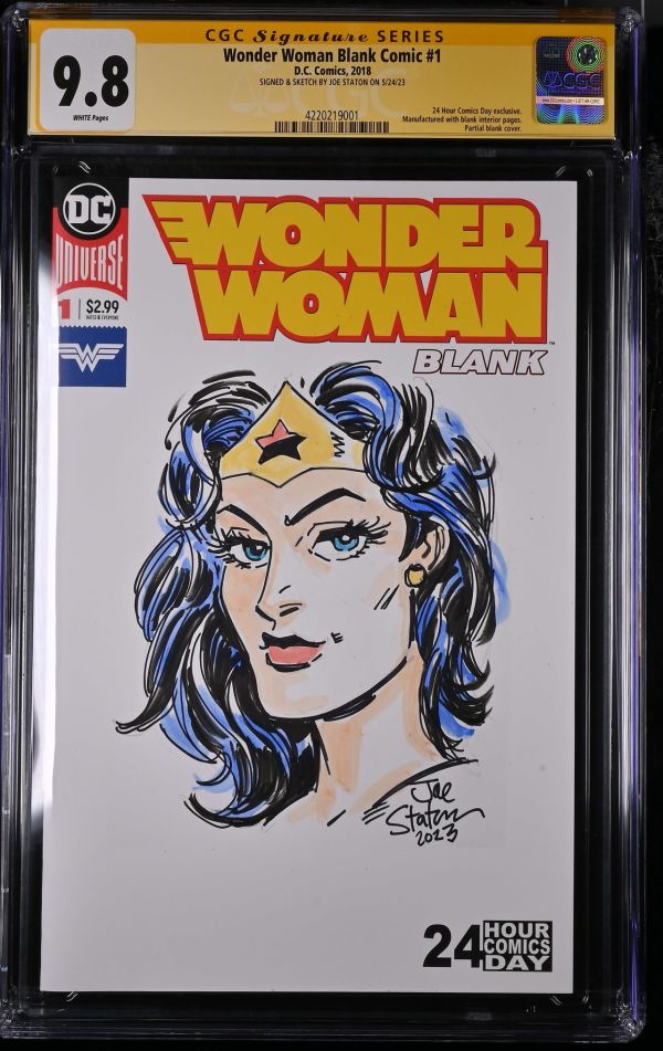Image for Wonder Woman Blank Comic #1 | CGC 9.8 | Signature Series