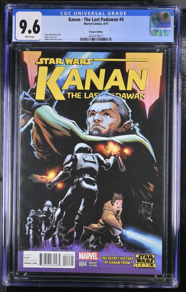Image for Kanan - The Last Padawan #4 | Variant Edition | CGC 9.6 | Universal