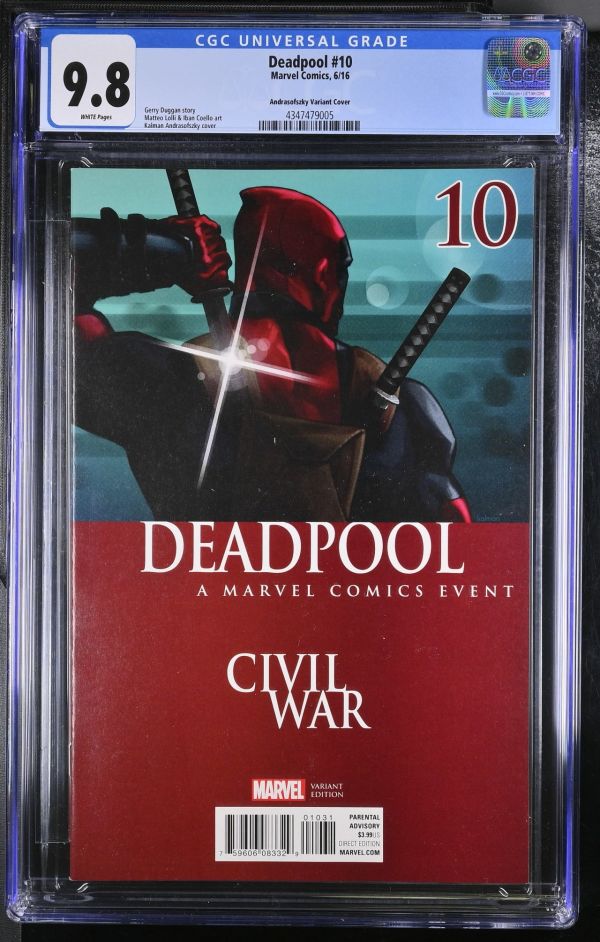 Image for Deadpool #10 | Andrasofszky Variant Cover | CGC 9.8 | Universal
