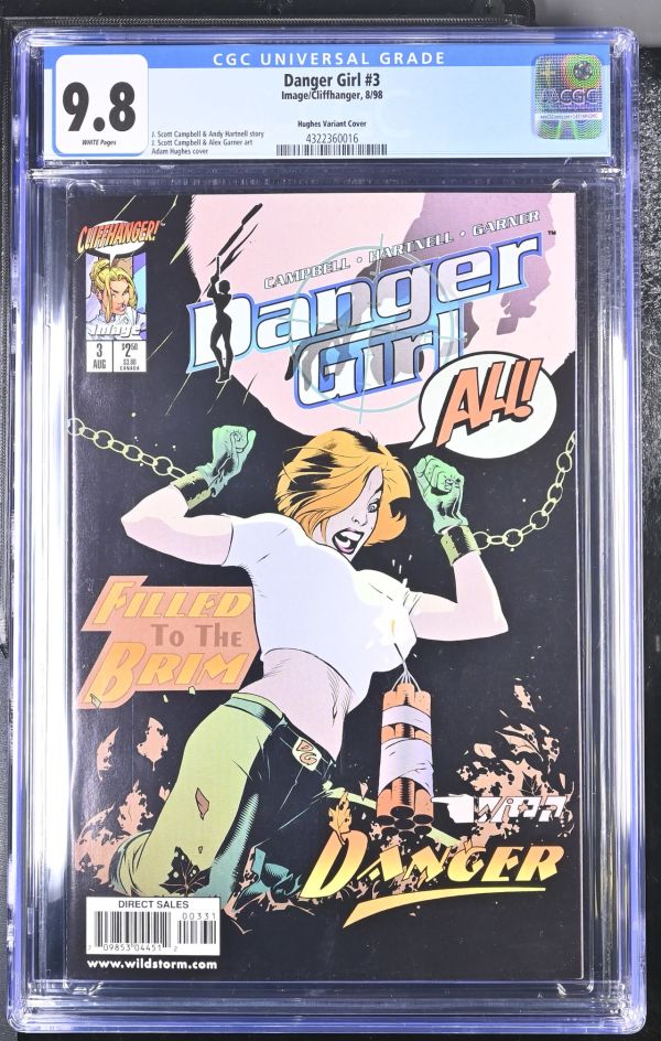 Image for Danger Girl #3 | Hughes Variant Cover | CGC 9.8 | Universal
