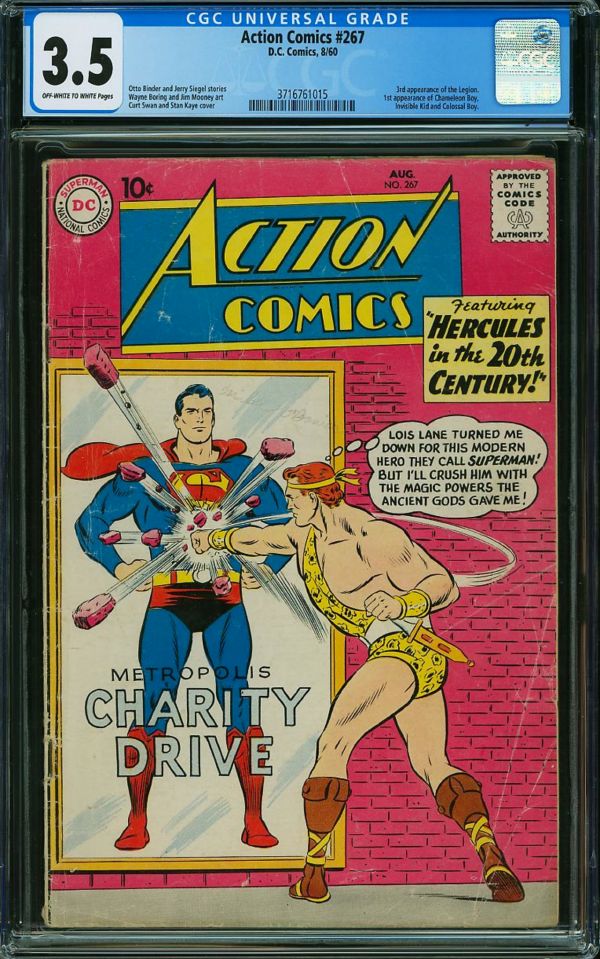 Image for Action Comics #267 CGC 3.5