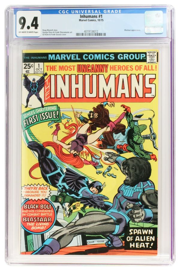 Image for Inhumans #1 | CGC 9.4 | Universal