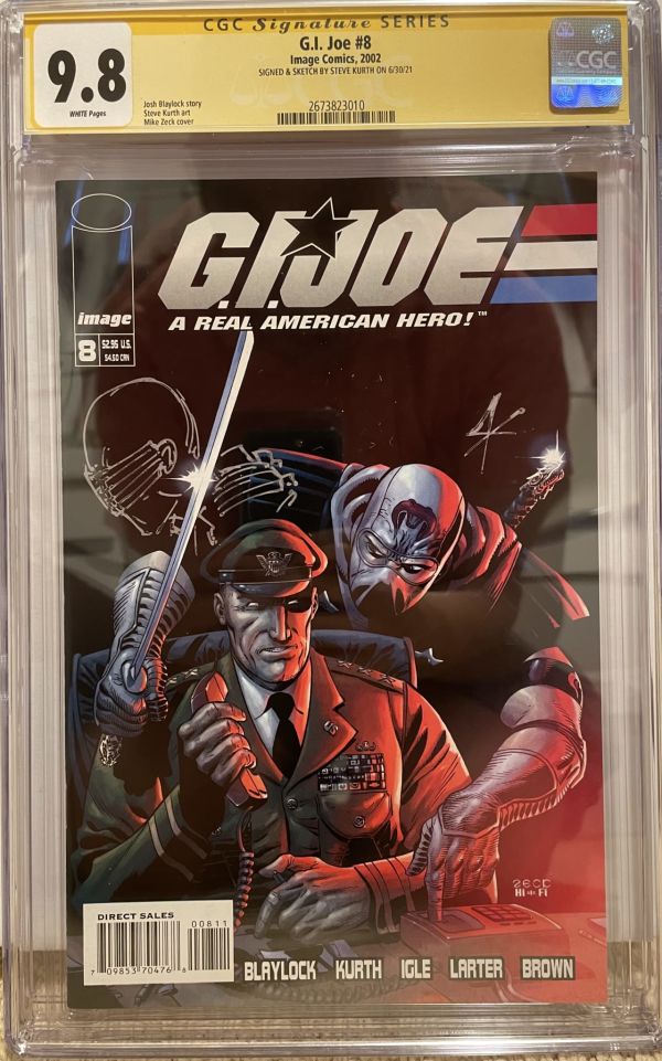 Image for G.I. Joe #8 | CGC 9.8 | Signature Series