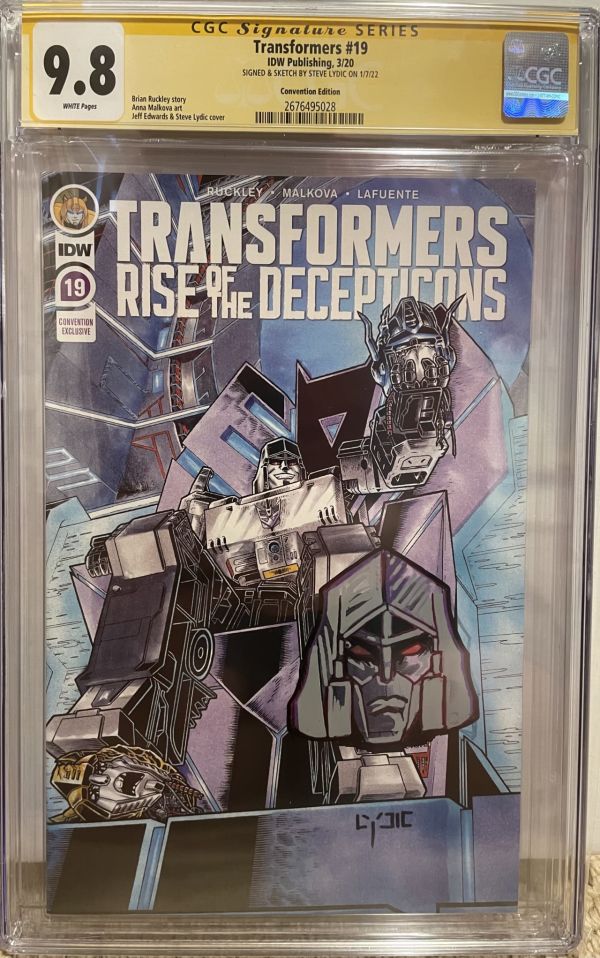 Image for Transformers #19 | Convention Edition | CGC 9.8 | Signature Series