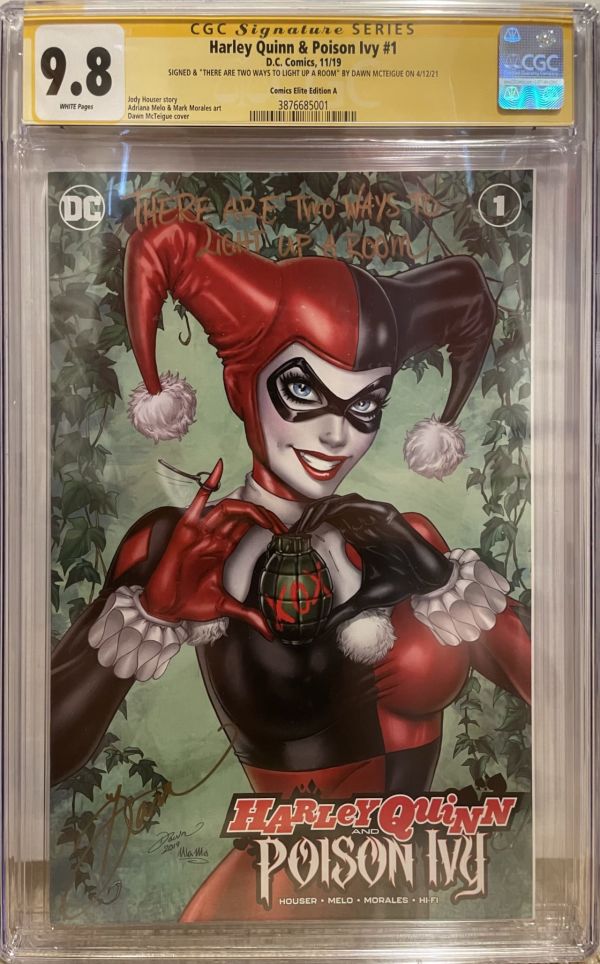 Image for Harley Quinn & Poison Ivy #1 | Comics Elite Edition C | CGC 9.8 | Signature Series