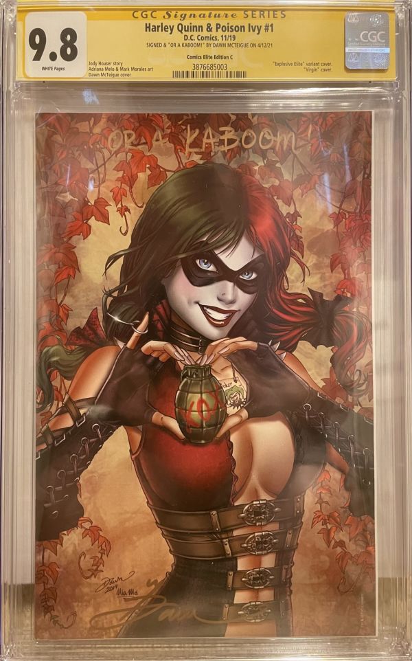 Image for Harley Quinn & Poison Ivy #1 | Comics Elite Edition A | CGC 9.8 | Signature Series
