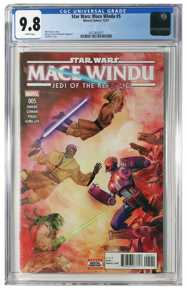 Image for Star Wars: Mace Windu #5 | CGC 9.8 | Universal