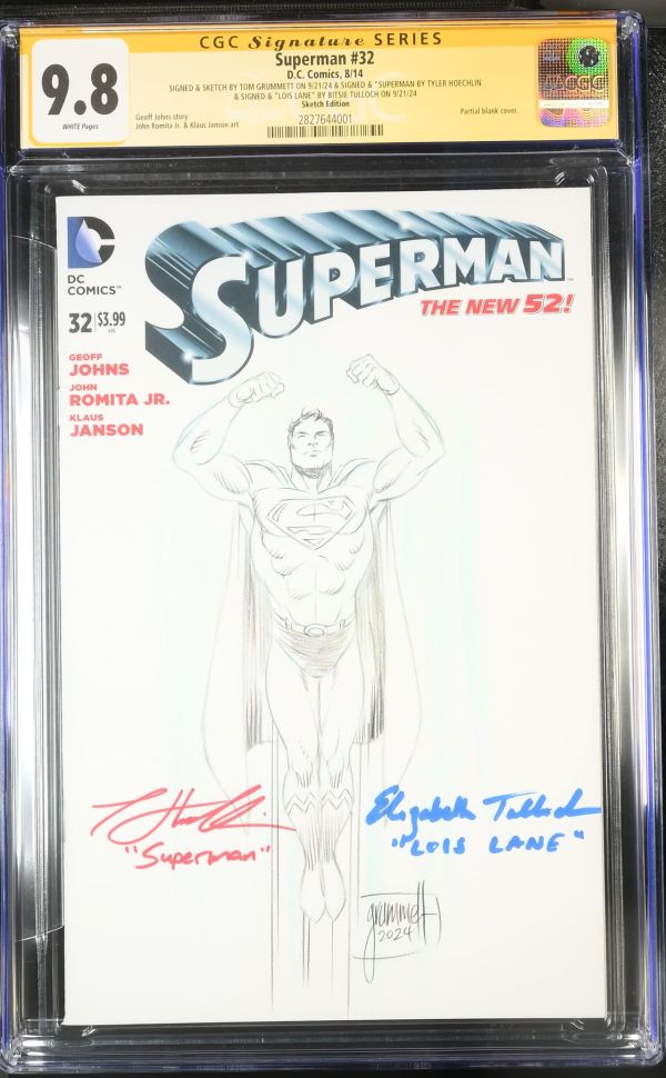 Image for Superman #32 | Sketch Edition | CGC 9.8 | Signature Series