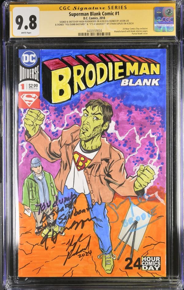 Image for Superman Blank Comic #1 | CGC 9.8 | Signature Series