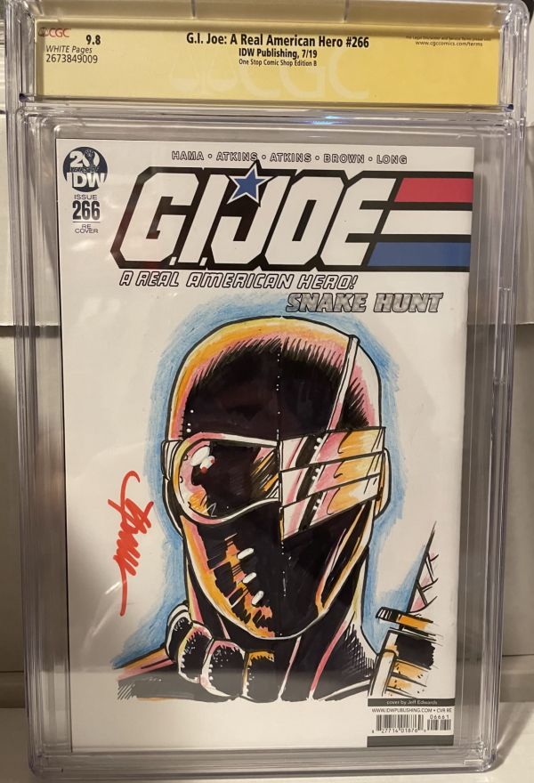 Image for G.I. Joe: A Real American Hero #266 | One Stop Comic Shop Edition B | CGC 9.8 | Signature Series