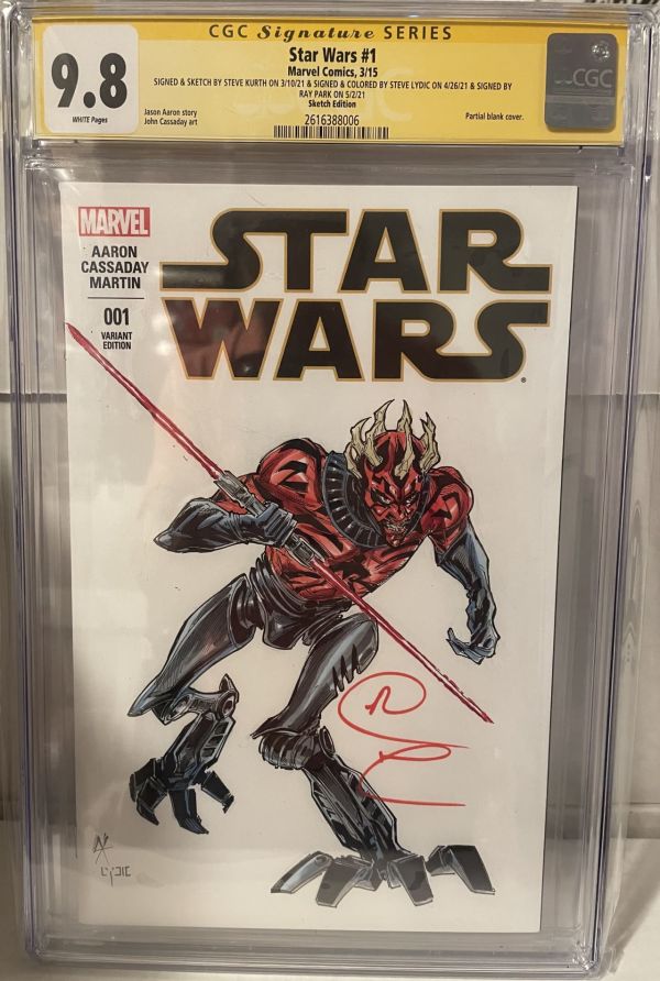 Image for Star Wars #1 | Sketch Edition | CGC 9.8 | Signature Series