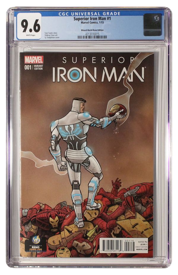 Image for Superior Iron Man #1 | Wizard World Reno Edition | CGC 9.6 | Universal
