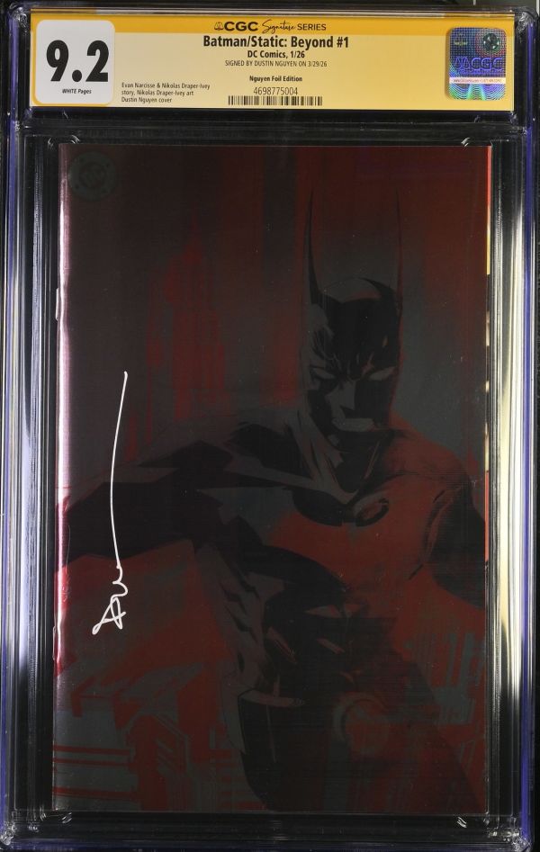 Image for Batman/Static: Beyond #1 CGC 9.2 Signed by Dustin Nguyen