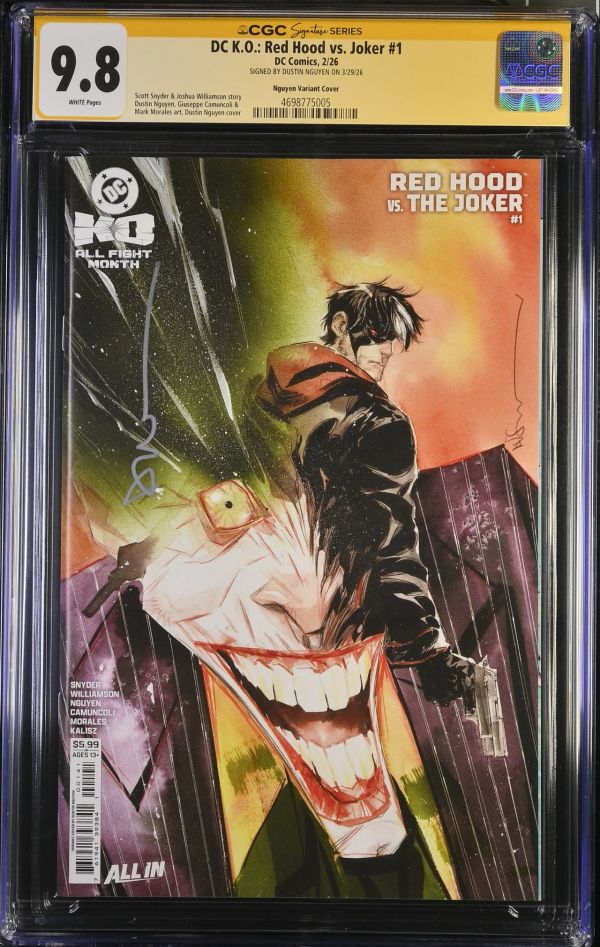 Image for DC K.O.: Red Hood vs. Joker #1 CGC 9.8 Signed by Dustin Nguyen