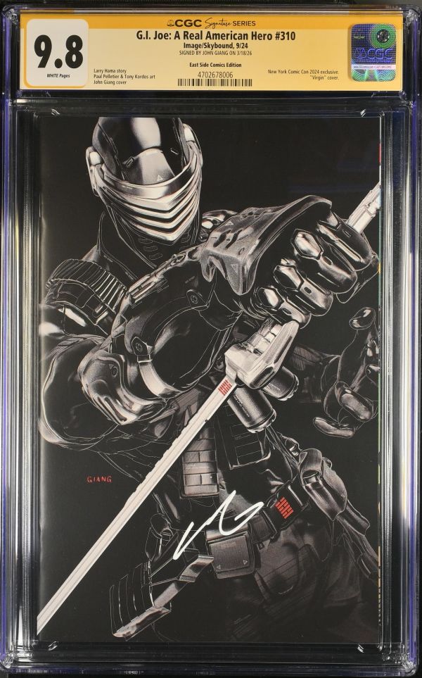 Image for G.I. Joe: A Real American Hero #310 CGC 9.8 Signed by John Giang