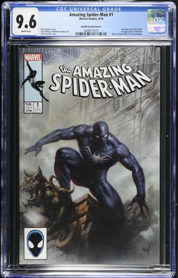 Image for Amazing Spider-Man #1 Parrillo Variant CGC 9.6
