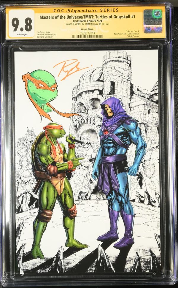 Image for Masters of the Universe/TMNT: Turtles of Grayskull #1 CGC 9.8 Signed by Raymond Gay