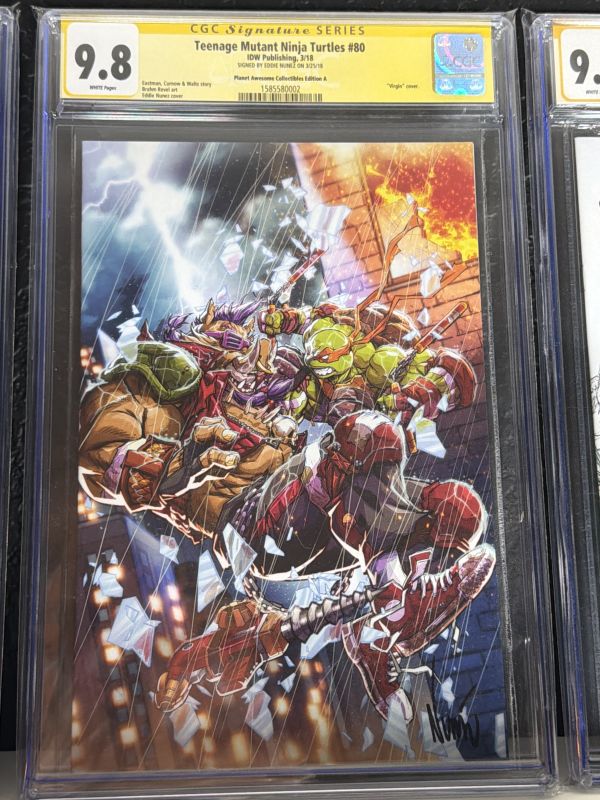 Image for Teenage Mutant Ninja Turtles #80 CGC 9.8 Signed by Khary