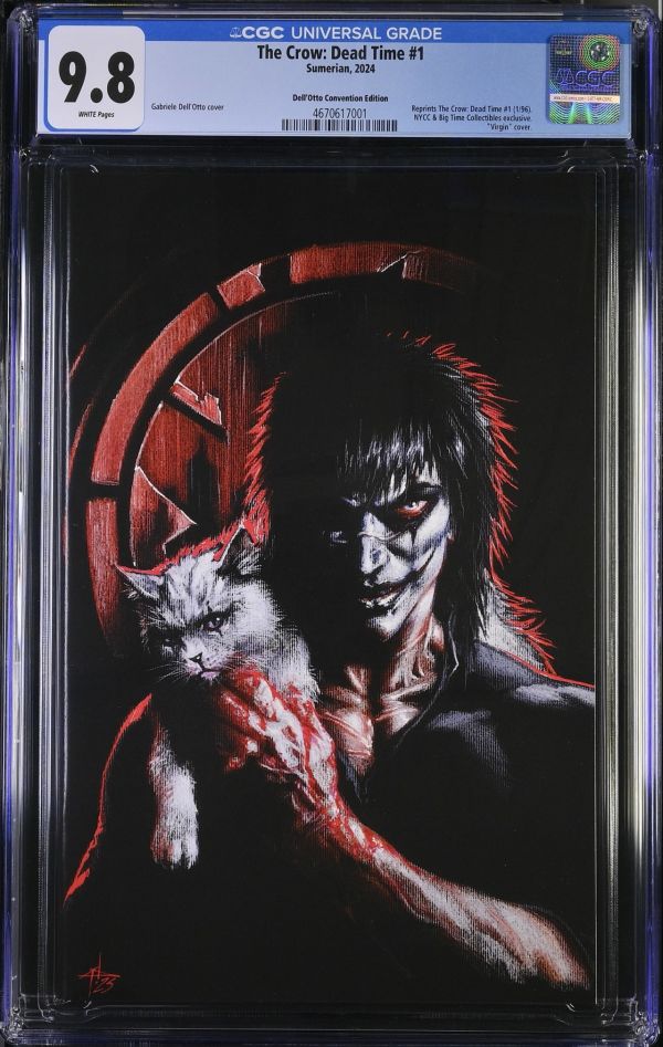 Image for The Crow: Dead Time #1 CGC 9.8 Duff Otis Cover