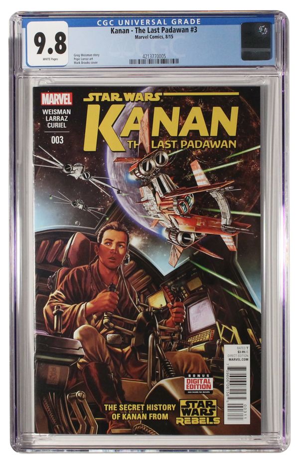 Image for Kanan - The Last Padawan #3 | CGC 9.8 | Universal