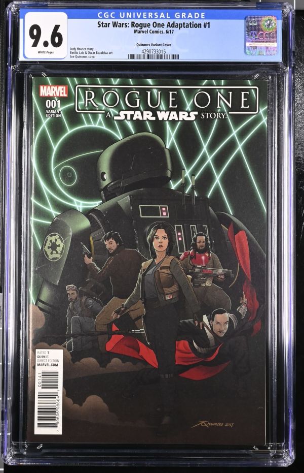 Image for Star Wars: Rogue One Adaptation #1 | Quinones Variant Cover | CGC 9.6 | Universal