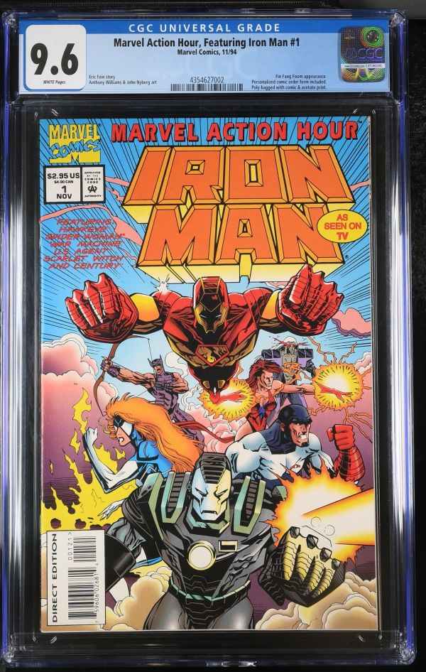 Image for Marvel Action Hour, Featuring Iron Man #1 | CGC 9.6 | Universal