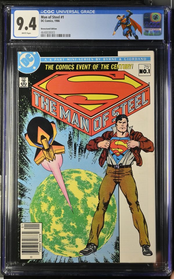 Image for Man of Steel #1 CGC 9.4