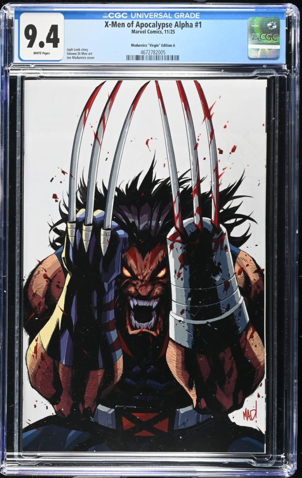 Image for X-Men of Apocalypse Alpha #1 CGC 9.4 Madureira Virgin Edition A