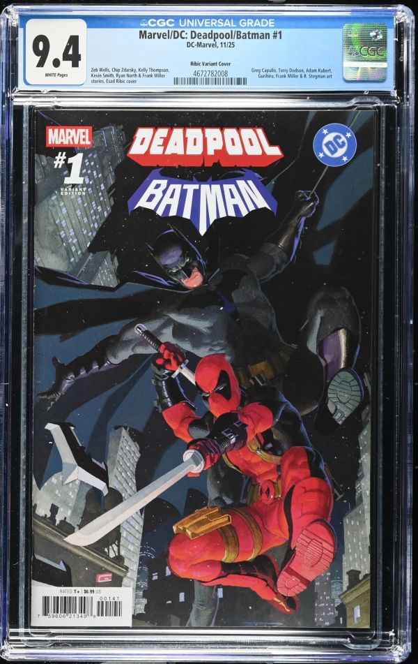 Image for Deadpool/Batman #1 CGC 9.4 Ribic Variant Cover