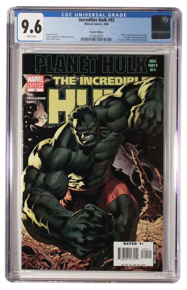Image for Incredible Hulk #92 | Variant Edition | CGC 9.6 | Universal