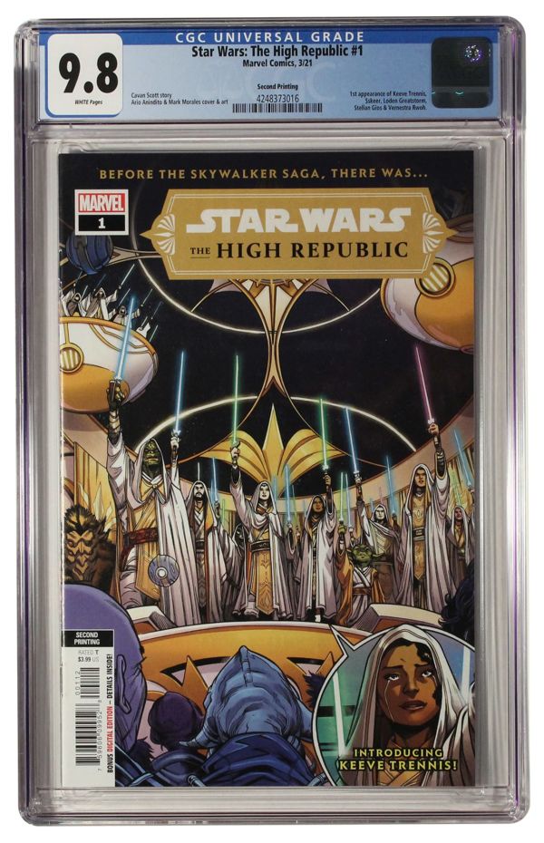 Image for Star Wars: The High Republic #1 | Second Printing | CGC 9.8 | Universal