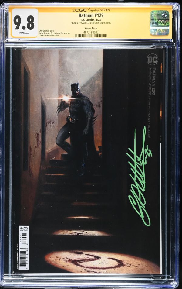 Image for Batman #129 CGC 9.8 Signed by Gabriele Dell'Otto