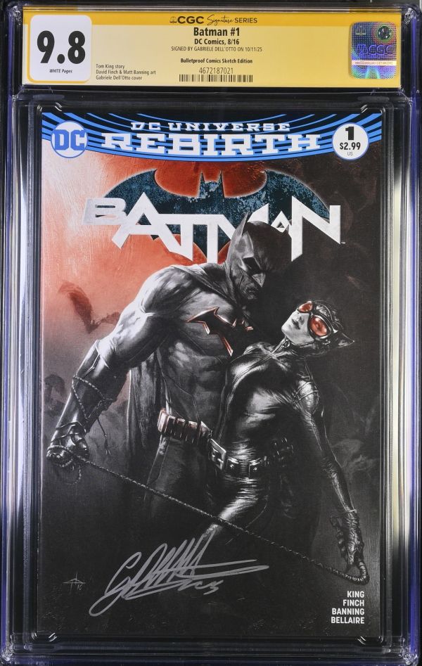 Image for Batman #1 CGC 9.8 Signed by Gabriele Dell'Otto
