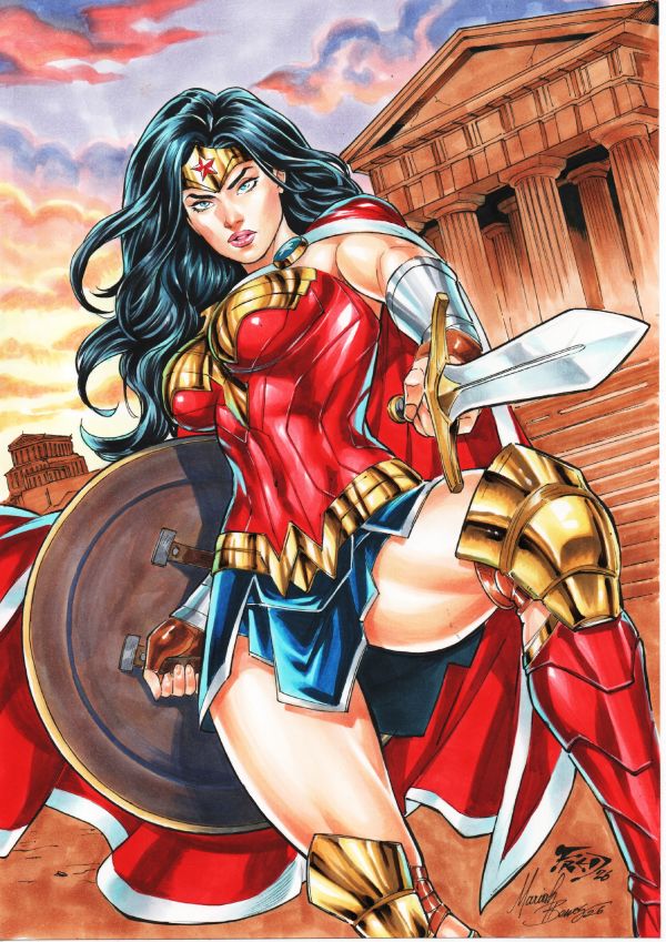 Image for Wonder Woman 9x12 pin-up 