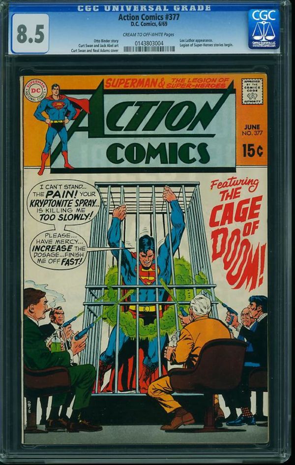 Image for Action Comics #377 CGC 8.5
