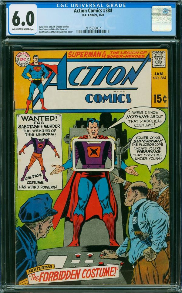 Image for Action Comics #384 CGC 6.0