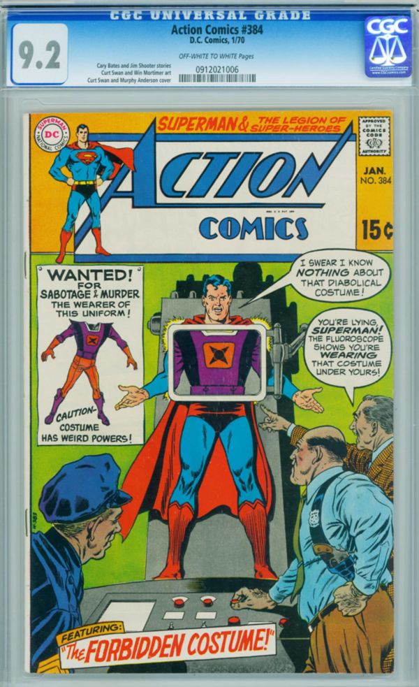 Image for Action Comics #384 CGC 9.2
