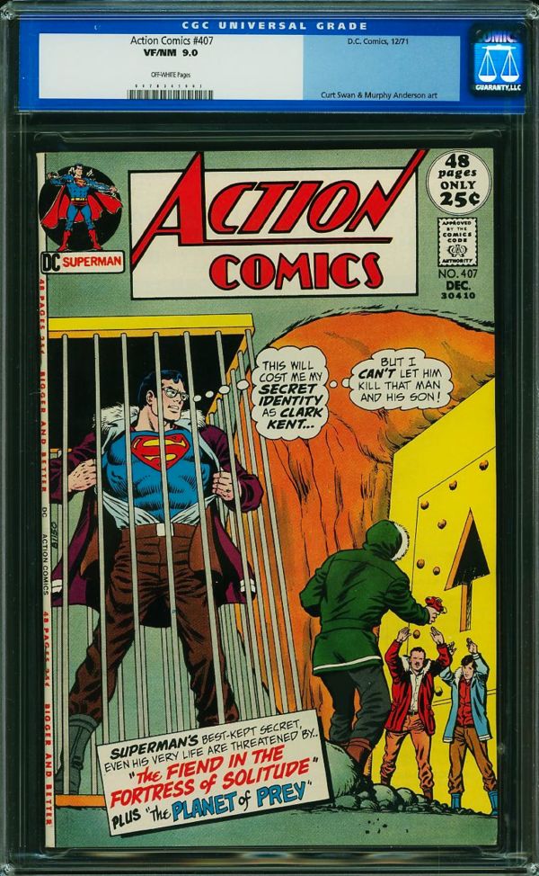 Image for Action Comics #407 CGC 9.0